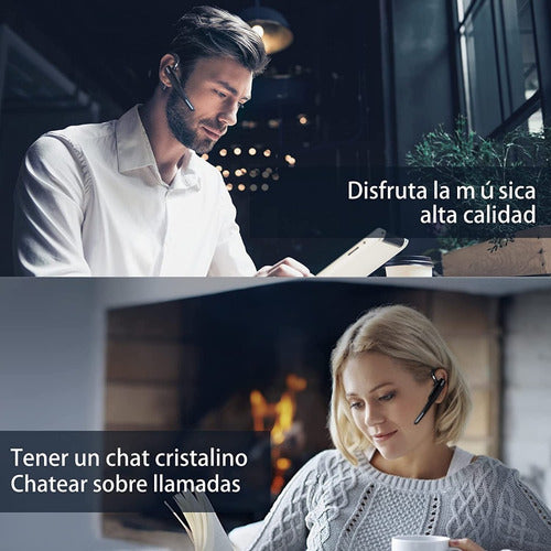 Manos Libres Audifono Inalambrico Bluetooth P/ Auto Norplat Negro