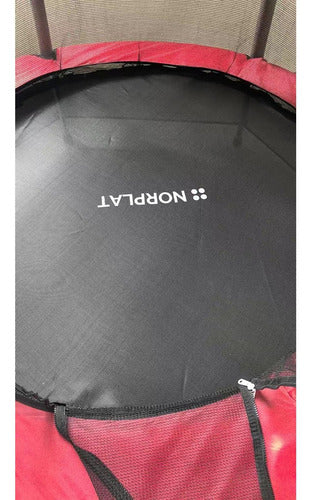 Trampolin Cama Elastica Saltarina Para Niños + Red - Norplat Negro Rojo