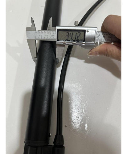 Bombin De Pie 160psi Dunlop Presta Schrader Bici - Norplat Negro