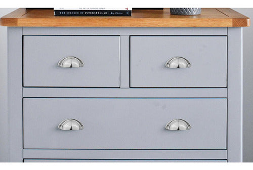 Set 12 Tiradores Para Muebles Cocina Cajón Manilla - Norplat Plateado