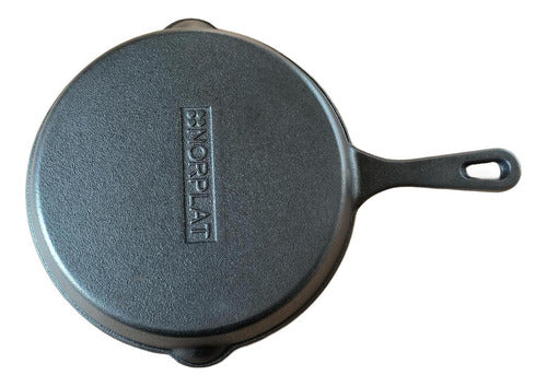 Sarten Hierro Fundido Norplat 20cm Redondo Para Freir Cocina Negro