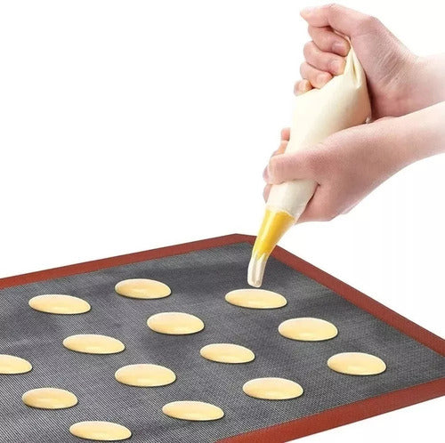 Pack 2 Lamina De Silicona Tapete Horno Microperforado Silpat