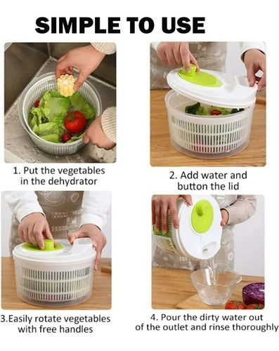 Secador De Verdura, Ideal Para Tus Ensaladas Frescas - Cukin