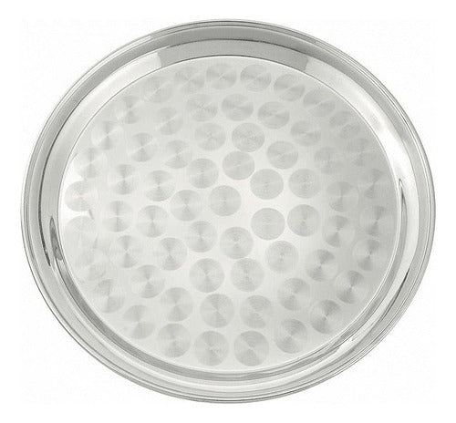 Bandeja Metalica Redonda 40cm Acero Inoxidable - Norplat