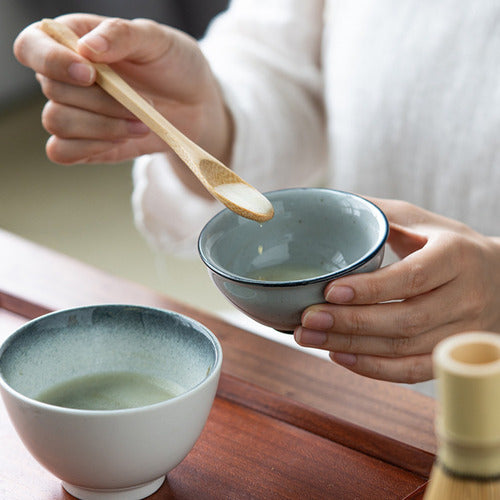 Batidor Infusor Revolvedor De Bambú Set Te Matcha - Norplat - Marrón Claro