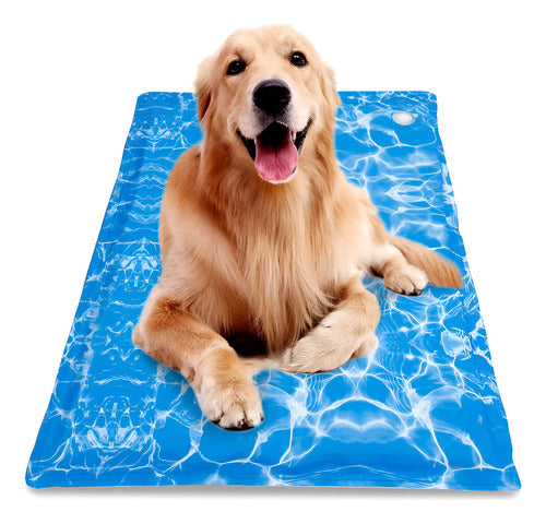 Manta De Gel Frio Refrescante 90x50cm L Perros Gatos Norplat Agua