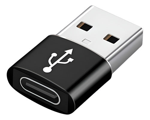 Adaptador Usb-c A Usb Compatible Con Lightning iPhone 13 12 Negro