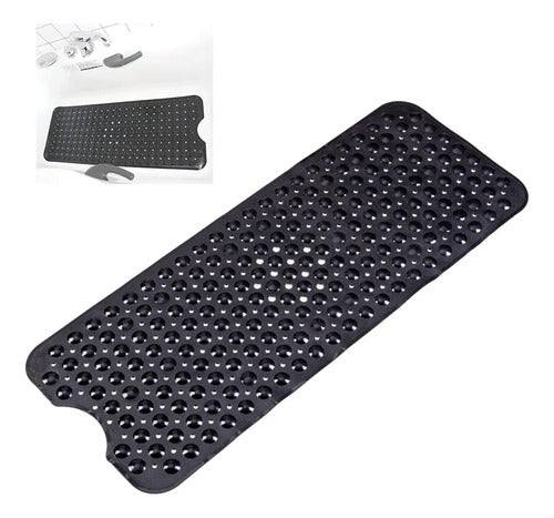 Goma Antideslizante Tina Ducha Bañera Cepillo 39×100 Norplat Negro