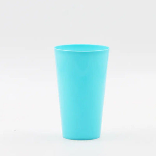 Pack 20 Vasos Plasticos Reutilizables Colores Fluor Norplat Rojo