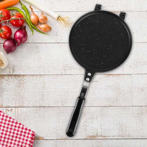 Sarten Para Barquillos 17 Cm Diametro Barquillo Fácil Cukin Negro