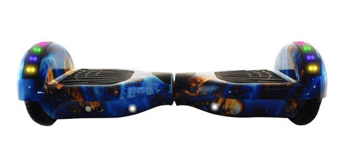 Patineta Smart Balance Speaker Bluetooth - Rebelde Eciclos Blue Star (azul)