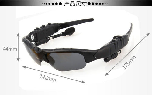 Lentes Gafas Sol Smart Bluetooth Mic Auriculares - Norplat Smart Negro Gris Oscuro Negro Negro