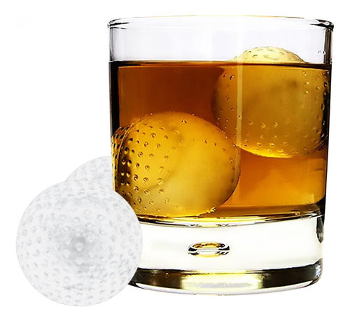 Molde De Silicona Para Bolas De Golf De Hielo - Cukin Negro
