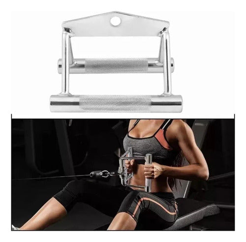 Agarre Neutro Polea De Acero Norplat Accesorio Entrenamiento