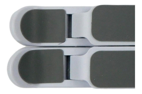 Soporte Para Notebook Plástico Gris