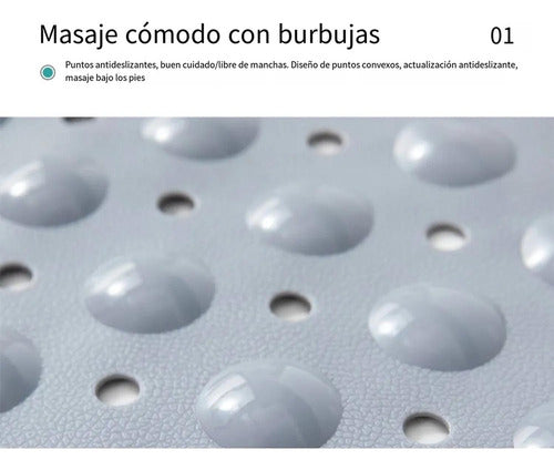 Goma Antideslizante Tina Ducha Bañera Cepillo 39×100 Norplat Gris