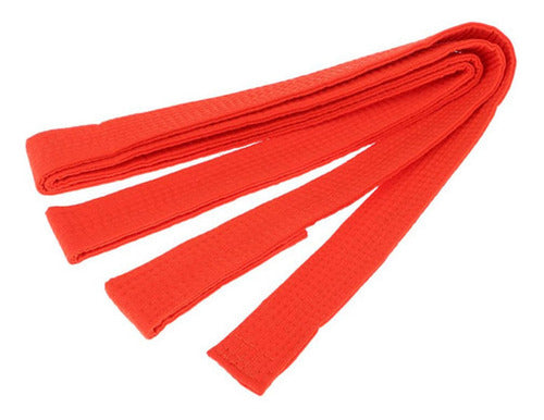 Cinturon Artes Marciales 2.4m Karate Taekwondo Judo Norplat Naranja 240cm