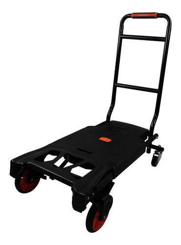 Carro Plegable Carga Acero 2 En 1 Yegua + Plataforma 100kg