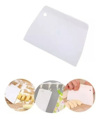 Cornet Scraper Para Masa Plástico Rígido Panadería Espatula