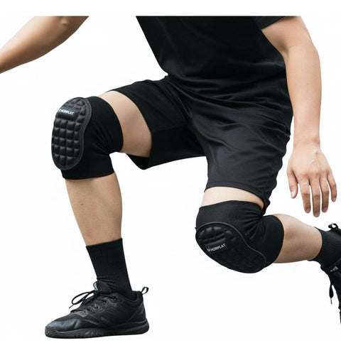 Rodilleras Deportivas Voleibol Volley Ball Acolchada Norplat Negro S