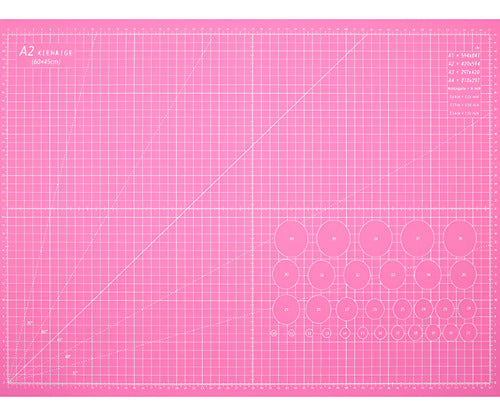 Base De Corte A2 Norplat - Tabla Salvacortes Tapete De Corte Rosa