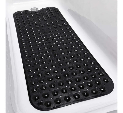 Goma Antideslizante Tina Ducha Bañera Cepillo 39×100 Norplat Negro