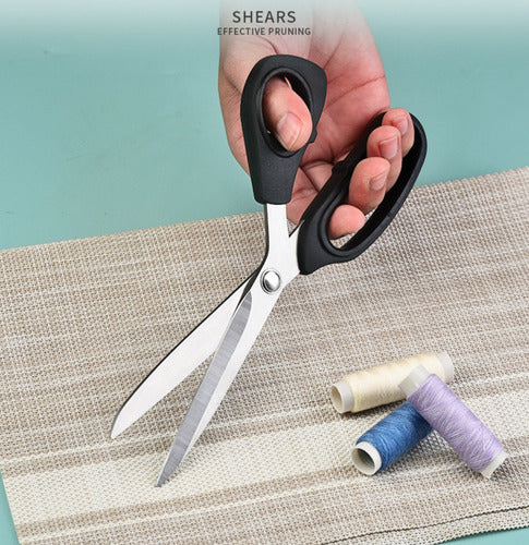 Tijeras Para Costura Acero #2cr13 Reforzada 23.3cm - Norplat Negro