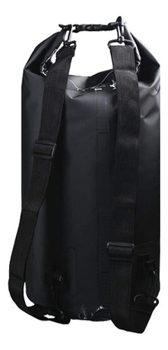 Bolso Seco Flotante Impermeable Mochila 30 Litros - Norplat Negro