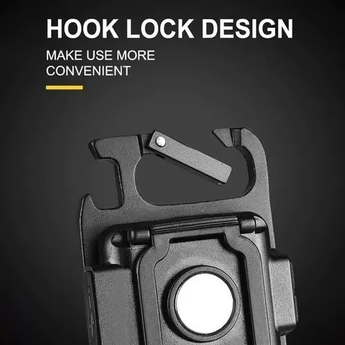 2 Linternas Led 800lm Recargable Potente Magnetica - Norplat Negro