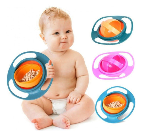 Plato Para Bebe Bowl Antiderrame Guagua Antivuelco - Norplat Verde Claro Lisa