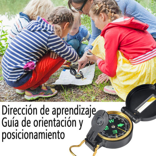 Juguete Exploración Binoculares Linterna 6en1 Niños Norplat Rojo