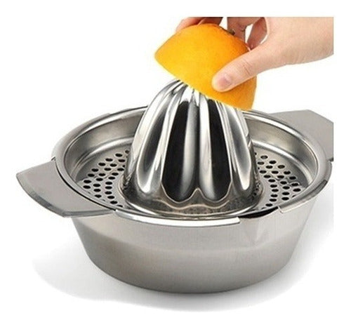 Exprimidor Manual De Limones Naranjas Limon Acero - Norplat