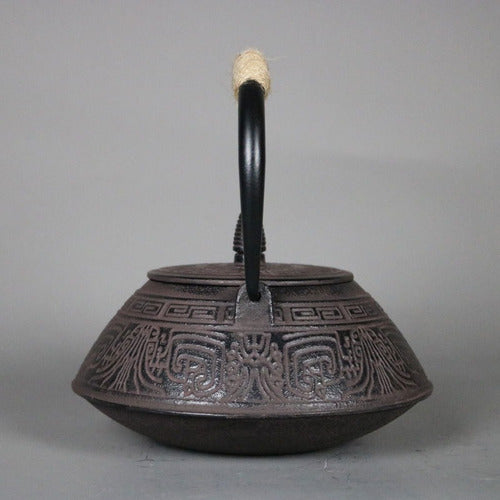 Tetera Fierro Hierro Fundido 800ml Infusor Te Arte - Cukin Negro