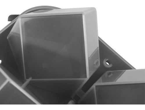 Cubetera Para 4 Cubos Perfectos De Hielo De 5cm Tapa - Cukin Negro