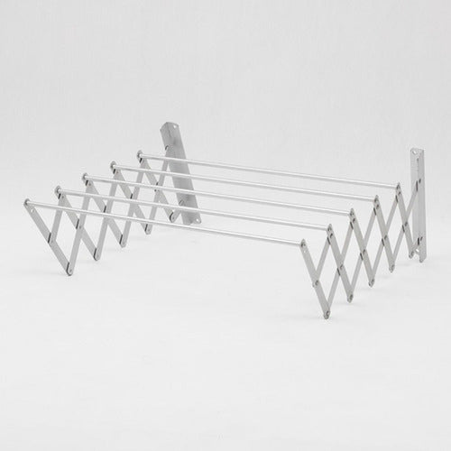 Tendederos Ropa Plegable Extensible Pared Colgador Norplat Plata