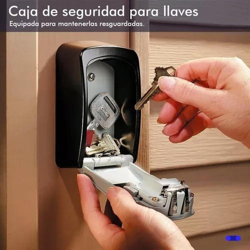 Caja Fuerte Caja Guarda Llaves Combinacion Exterior Norplat Gris