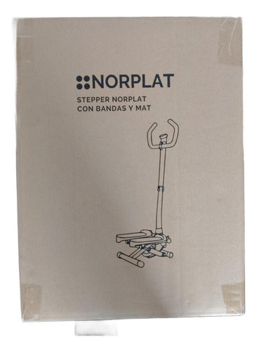 Mini Stepper Eliptica Hidraulico Banda Resistencia - Norplat Negro