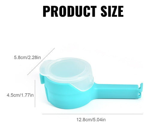Pack 4 Clips Sella Bolsas Alimentos Con Tapas - Norplat