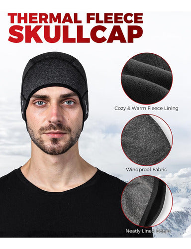 Gorro Para Deportes Ciclismo Días Fríos E Invierno - Norplat Gris Oscuro Talle Único