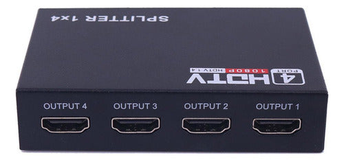 Splitter Hdmi Multiplicador 1x4 4 Salidas 1080p Hdtv Norplat