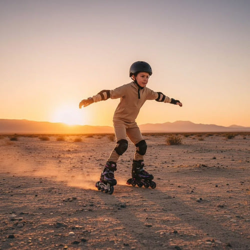 Patines En Linea Rollers Ajustables Adolescentes Adultos  - M - 6.5 Cm - Rosa