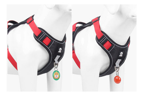 Arnés Anti Tirones Ajustable Reflectante Perro S-xl Norplat Negro L