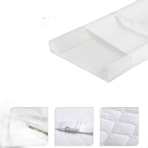 Mudador Anatomico Horizontal Ergonomico Premium Norplat Blanco Animales