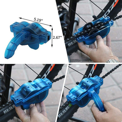 Limpieza Bicicleta Kit 10 Piezas Cepillo Polvo Limpia Cadena