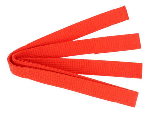 Cinturon Artes Marciales 2.4m Karate Taekwondo Judo Norplat Naranja 240cm