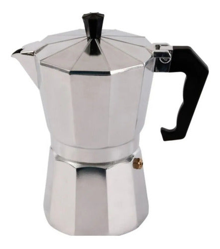 Cafetera Espresso Cafetera Italiana Cafetera 9 Tazas Cukin Gris