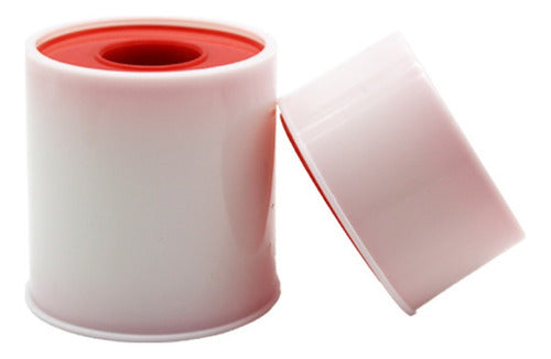 12 Cinta Tape Rigido Adhesivo Kinesiologica 2.5cm 5m Norplat Blanco