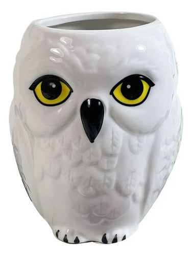 Norplat Tazon Buho 3d Ceramica 250ml Cafe Te Decorativo Blanco
