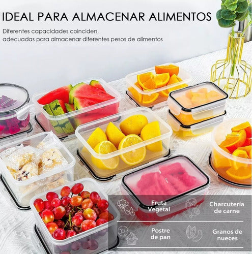 Set 34 Recipientes Container Herméticos Taper Tupper Norplat Blanco