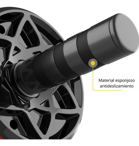Rueda Abdominal Norplat Abdomen Round Abs Wheel Rojo